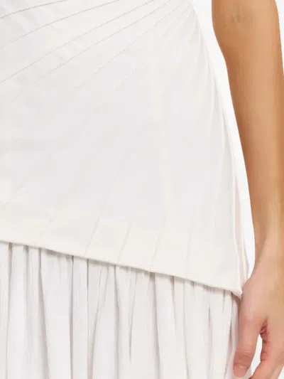 Significant Other Blyth Strapless Drop-waist Maxi Dress In White