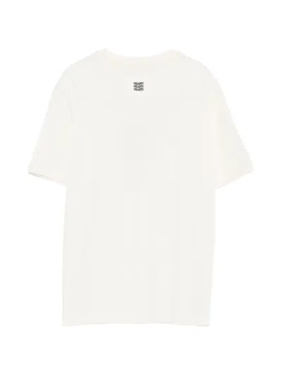 Msgm Logo-print T-shirt In Yellow