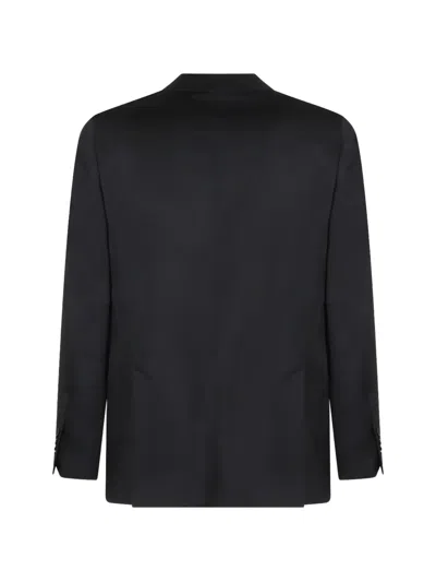Lardini Single-breasted Suit In Black
