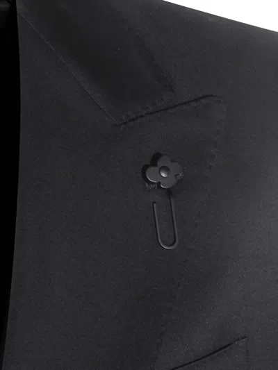 Lardini Single-breasted Suit In Black