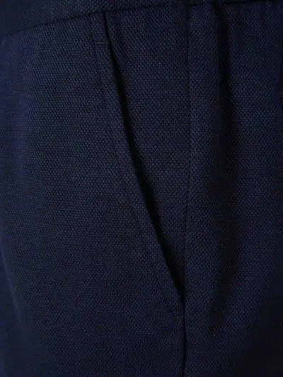 Gran Sasso Drawstring Cargo Shorts In Blue