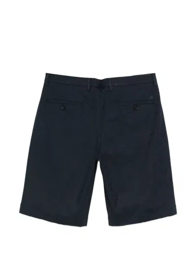 Etro Button Shorts In Blue