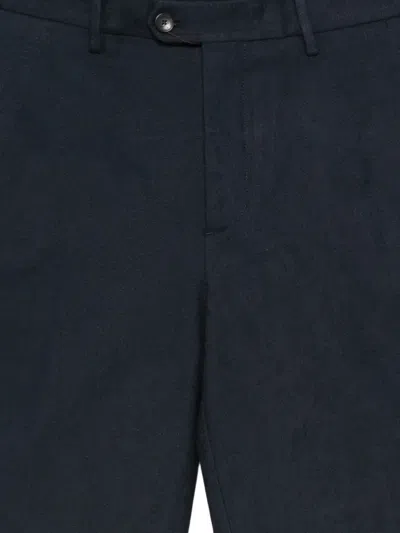 Etro Button Shorts In Blue