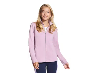 Skechers The Hoodless Hoodie Go Walk Shine Jacket In Pink
