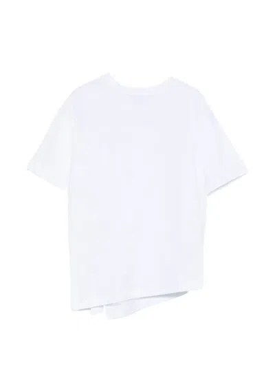 Dondup Asymmetric T-shirt In White