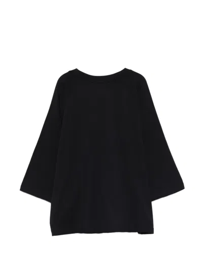 Msgm Graphic-print Top In Black