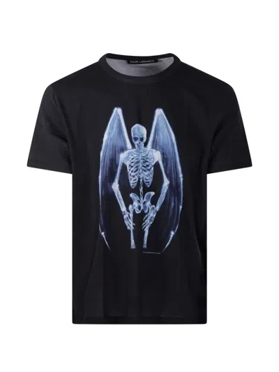 Our Legacy Mens Fallen Angel Print Graphic-print Cotton T-shirt In Multi