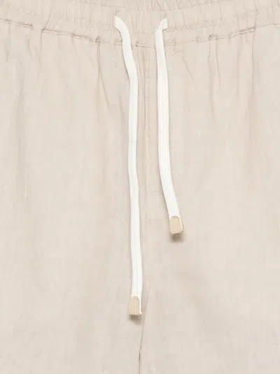 Eleventy Drawstring Deck Shorts In Neutral