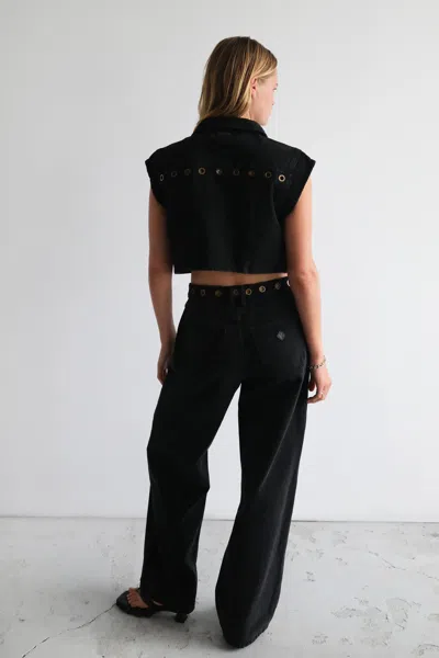 Abrand Jeans Us 95 Mid Baggy Brie Eyelet