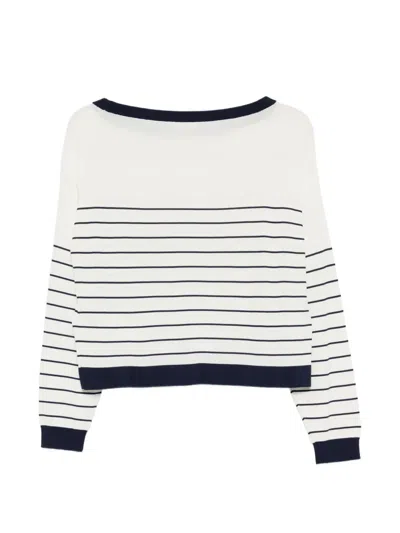 Liu •jo Striped Button Top In Multi