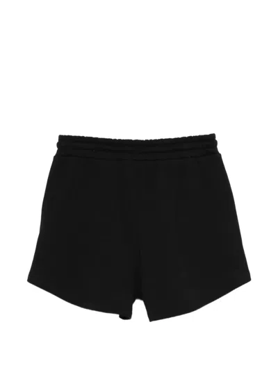 Msgm Drawstring Shorts In Black