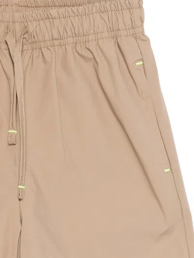 Msgm Drawstring-fastening Shorts In Brown