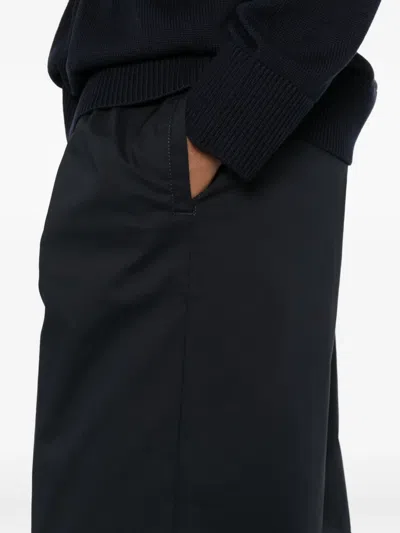 Aspesi Elasticated Trousers In Black