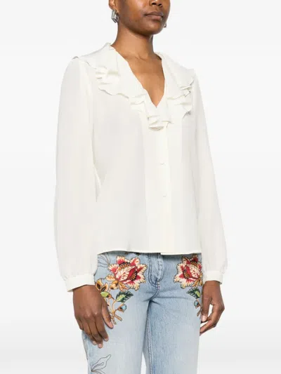 Etro Ruffled Blouse In White