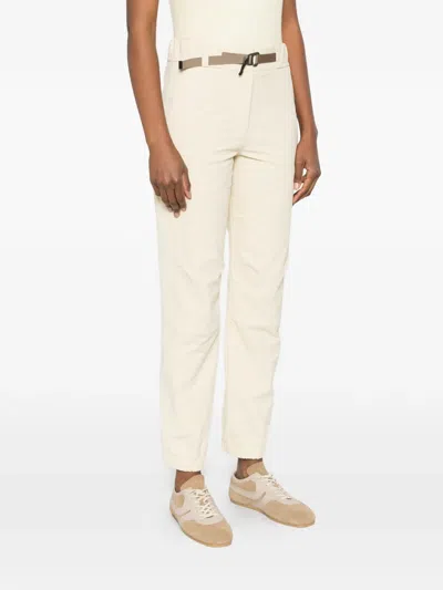 Moncler Belted Ski Pants In Neutral