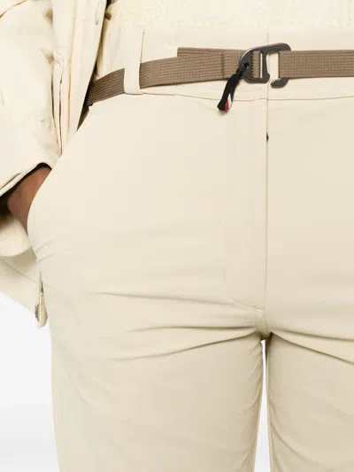 Moncler Belted Ski Pants In Neutral