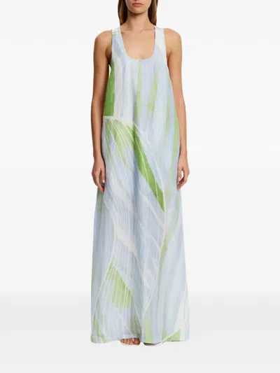 Significant Other Giorgie Linen-blend Maxi Dress In White