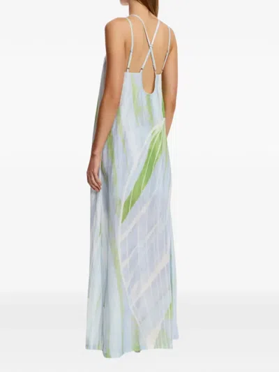 Significant Other Giorgie Linen-blend Maxi Dress In White
