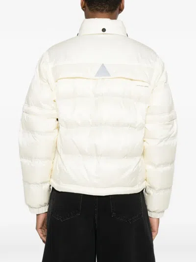 Moncler Quilted Jacket In White