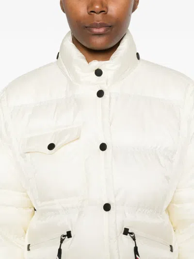Moncler Quilted Jacket In White