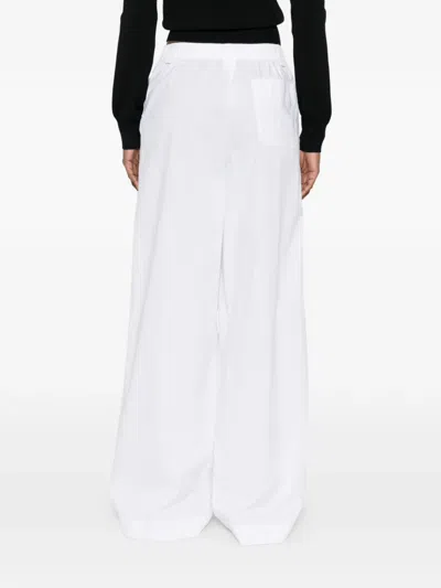 Aspesi Elasticated Trousers In White
