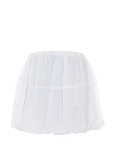 Eleh White Mini Skirt In White