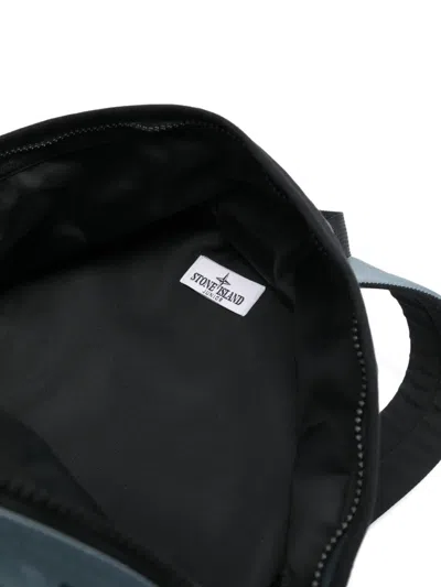 Stone Island Junior Kids Compass Backpack In Blue