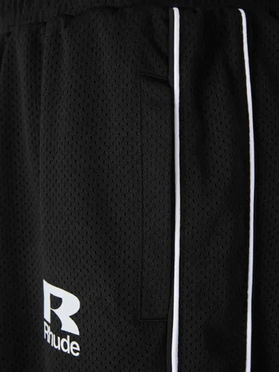Rhude Drawstring Track Pants In Black