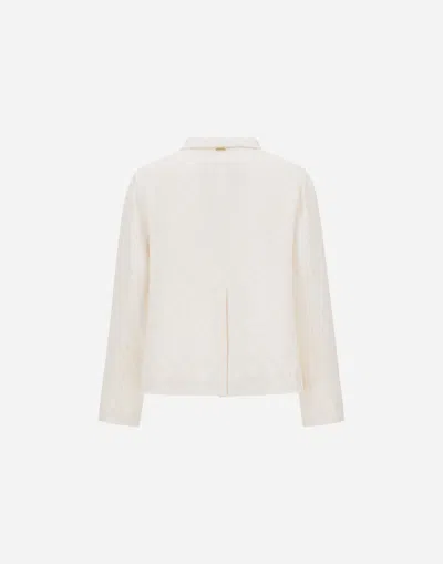 Herno Cotton Polyester Polyamide Jacket In White