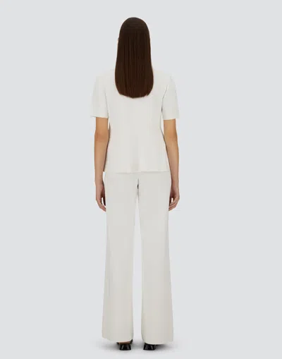 Herno T-shirt In Fresh Stretch Viscose In White