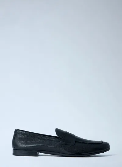 Prada Leather Loafers In Multi