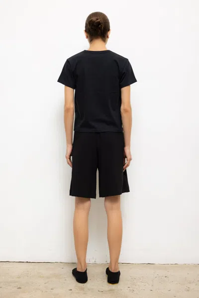 Leset Margo V Neck Tee In Black