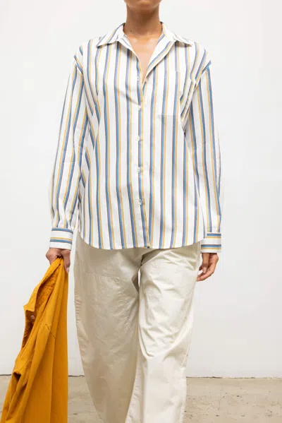 Leset Pre-order: Yoshi Stripe Classic Oversized Button Down