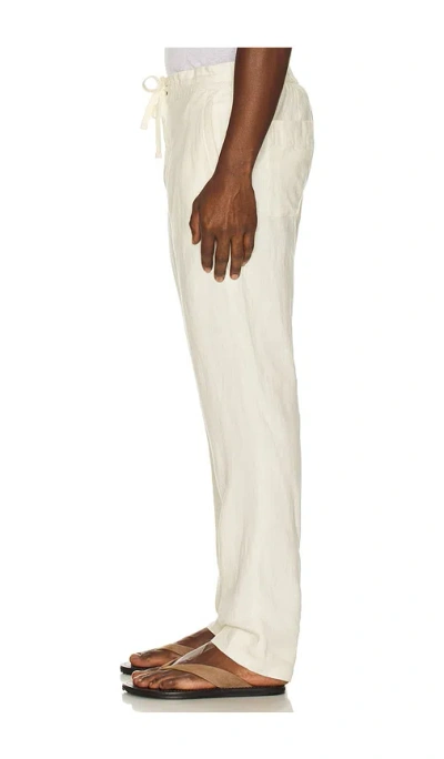 Vince Patch Pocket Drawstring Pant In White