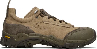 Our Legacy Gabe Suede Sneakers Round Toe Rubber Sole In Multi