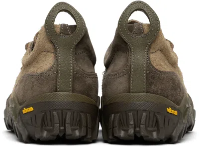 Our Legacy Gabe Suede Sneakers Round Toe Rubber Sole In Multi