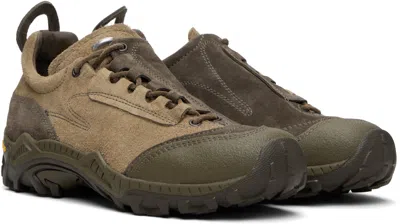 Our Legacy Gabe Suede Sneakers Round Toe Rubber Sole In Multi