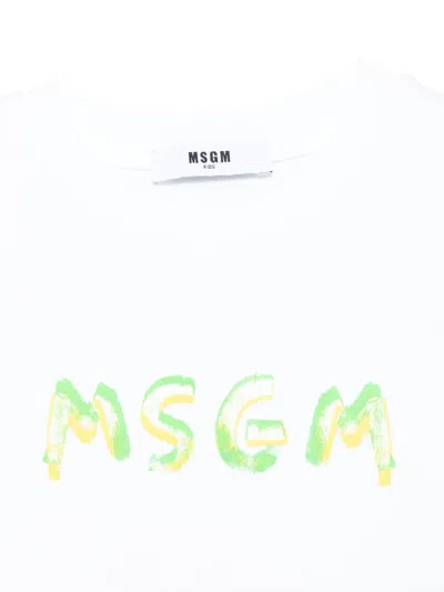 Msgm Short-sleeved T-shirt In Multi
