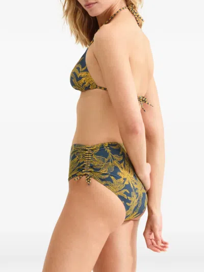 Eres Hamac Triangle Bikini Top Adjustable Straps Tropical In Multi