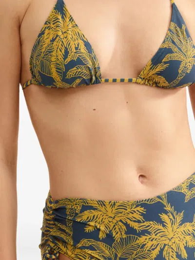 Eres Hamac Triangle Bikini Top Adjustable Straps Tropical In Multi
