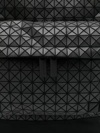 Bao Bao Issey Miyake Geometric-pattern Backpack In Black