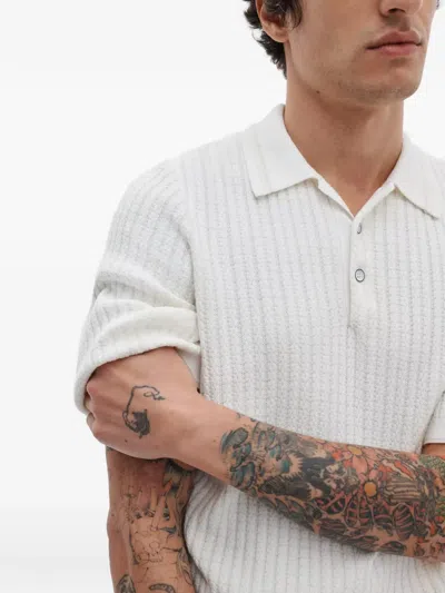 Rag & Bone Harvey Rib Polo In Multi