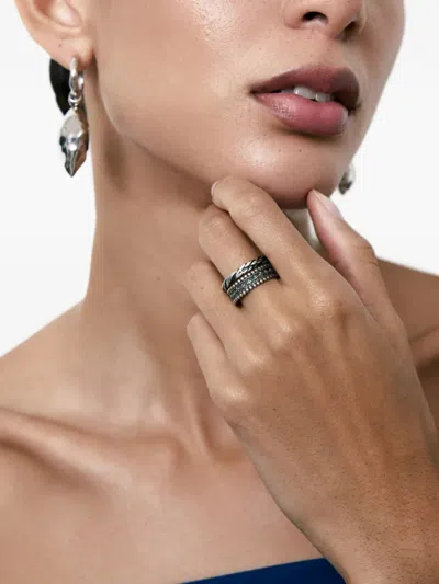 麻辫戒指（三件装）