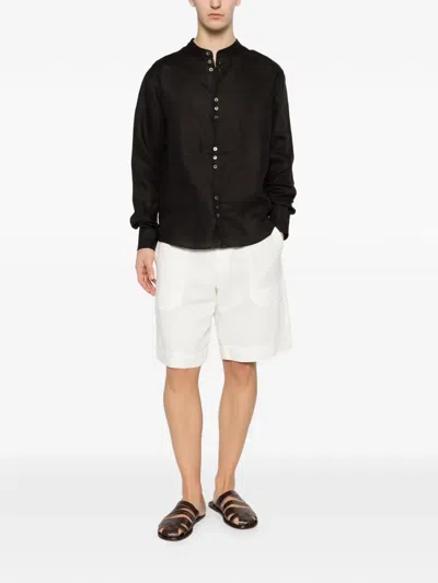 Alpha Studio Buttoned Shirt In Black