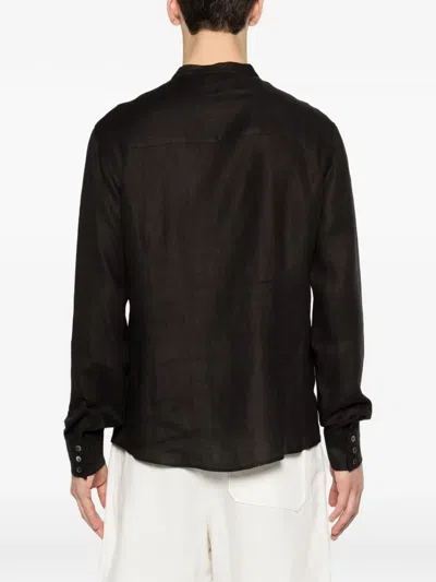 Alpha Studio Buttoned Shirt In Black