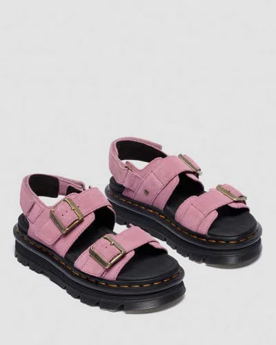 Dr. Martens Woman Sandals Antique Rose Size 6 Leather In Pink