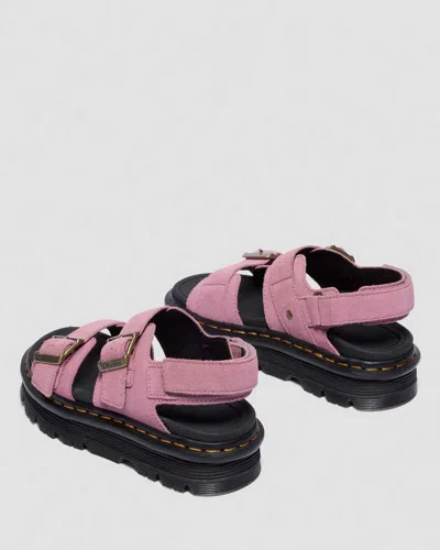 Dr. Martens Woman Sandals Antique Rose Size 6 Leather In Pink