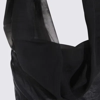 Rick Owens Cowl-neck Halter Top In Black