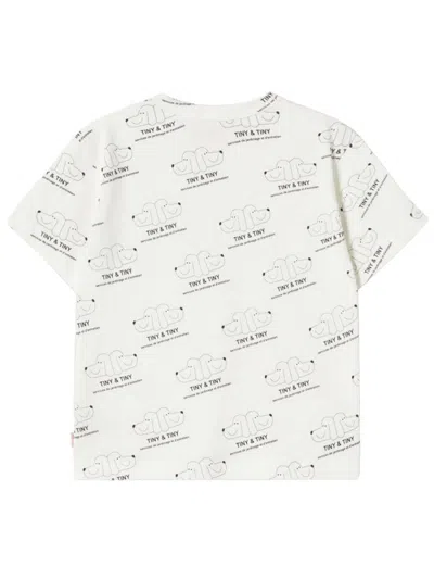 Tinycottons T-shirt Tiny & Tiny In White