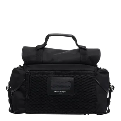 Maison Margiela Small High Tech Messenger Bag In Black